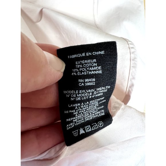 Light Pink‎ Theory Button Down Shirt - Picture 4 of 5